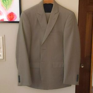 Perry Ellis Suit Taupe